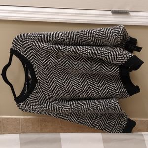 Black & White Oversized Volcom Sweater NWT